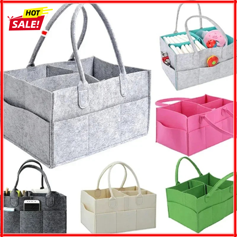Baby Nursery Organizer - Baby-Windeltasche, Organizer, tragbare Aufbewahrungstasche, Wickeltisch- und