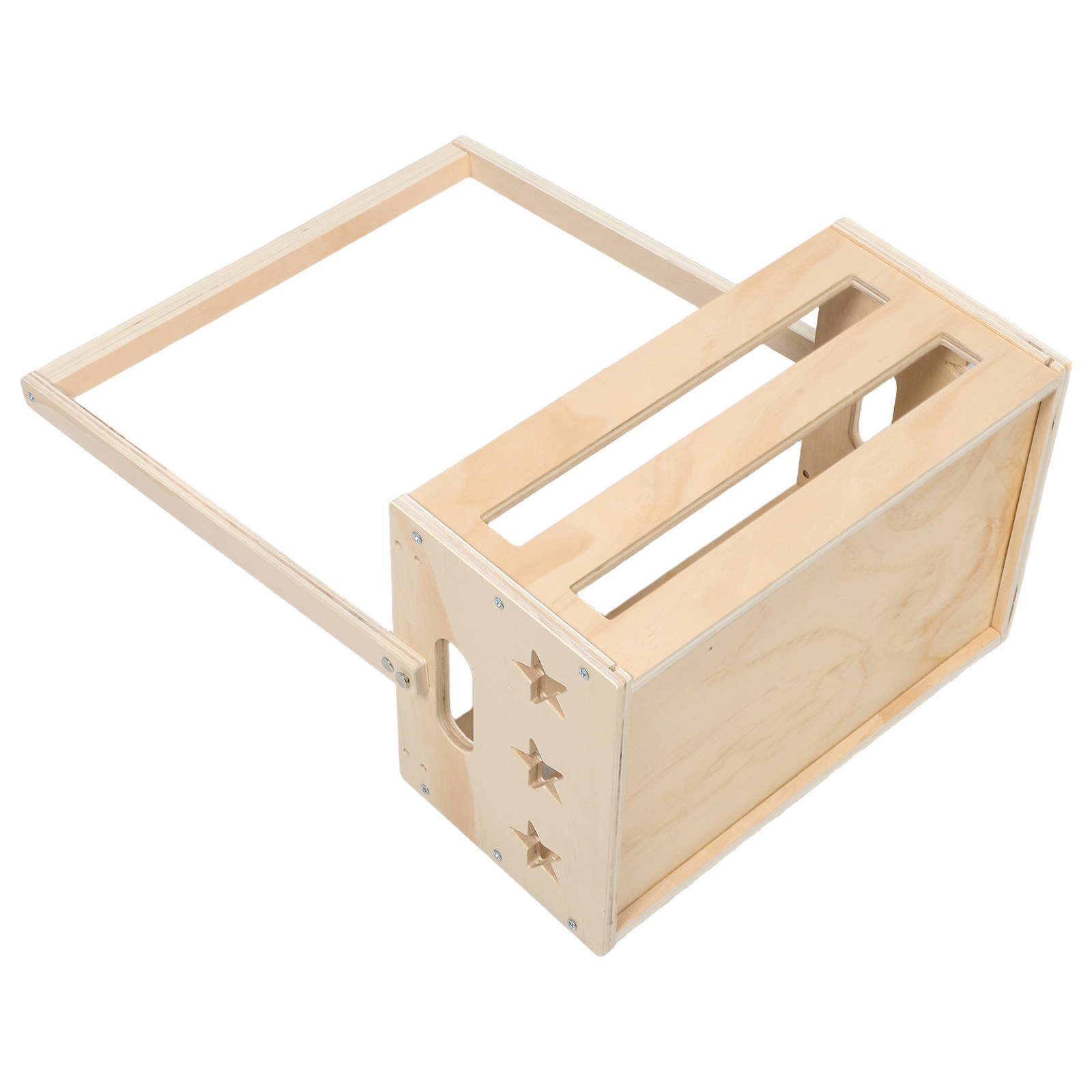 Baby Nursery Organizer - Vintage Holz-Aufbewahrungskiste für Babypartys, Rustikaler Kinderzimmer-Organizer,