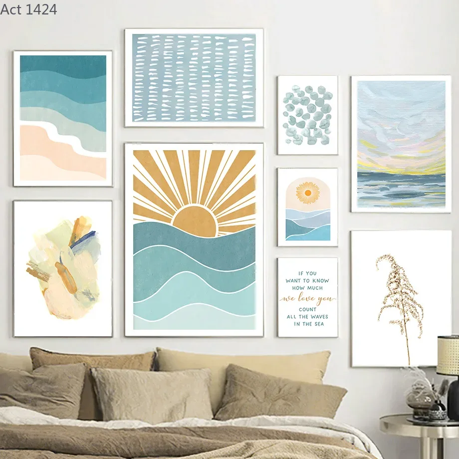 Baby Nursery Quotes - Sonnenaufgang, Sonnenuntergang, Strand, Ozean, Zitate, Wandkunst,