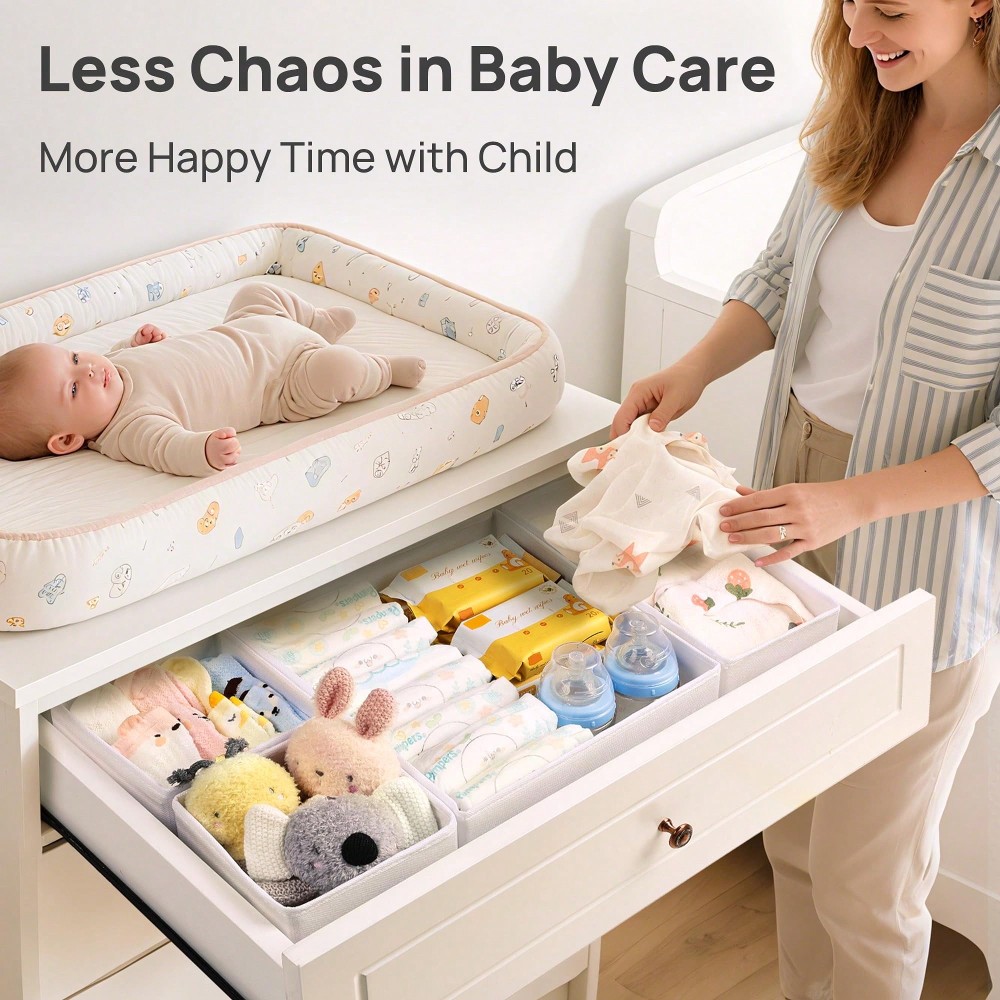 12er-Pack Baby-Kleider-Schubla – Baby Nursery Dresser Changing Table Bewertung und Preis