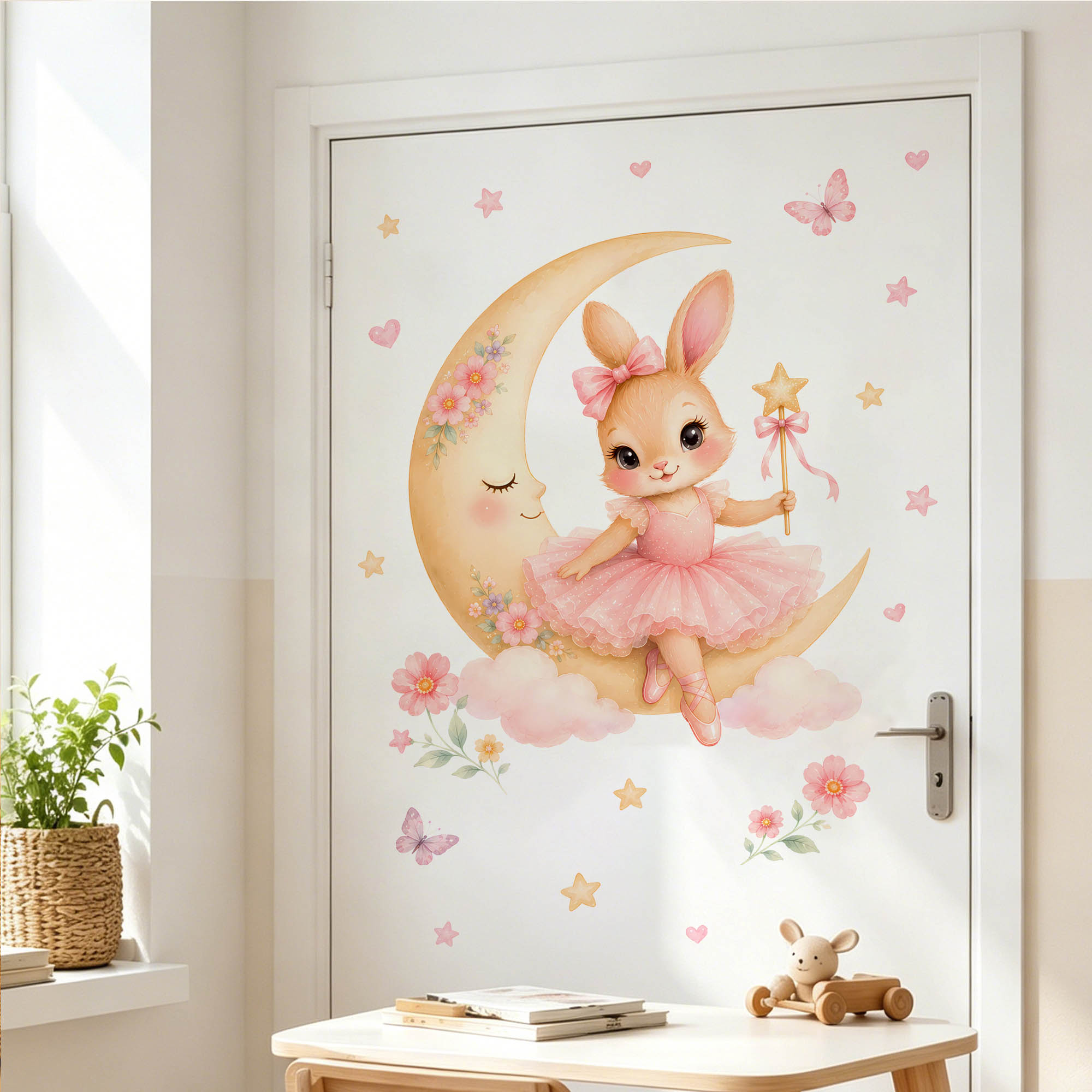 Aquarell Ballerina Häschen Mon – Baby Girl Nursery Quotes Bewertung und Preis