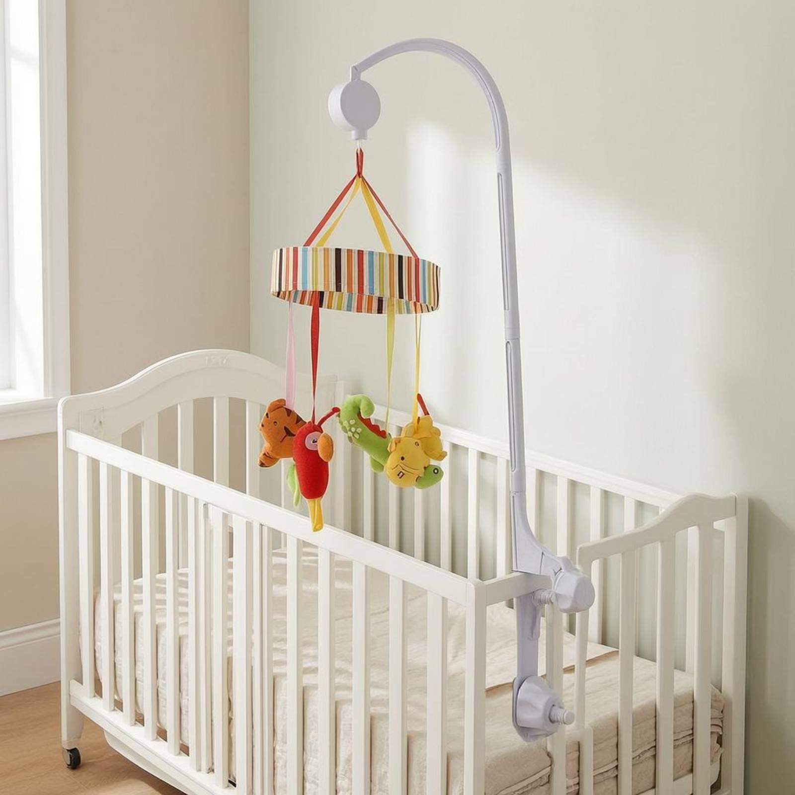 Baby-Mobile-Halterung Weiß – M – Baby Nursery Bewertung und Preis