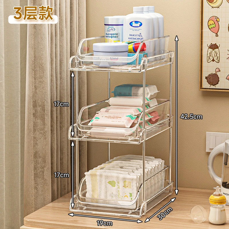 2-stöckiger Transparenter Mehr – Baby Nursery Organizer Bewertung und Preis