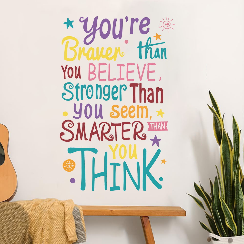 Wandaufkleber „You Are Brave S – Baby Nursery Quotes Bewertung und Preis