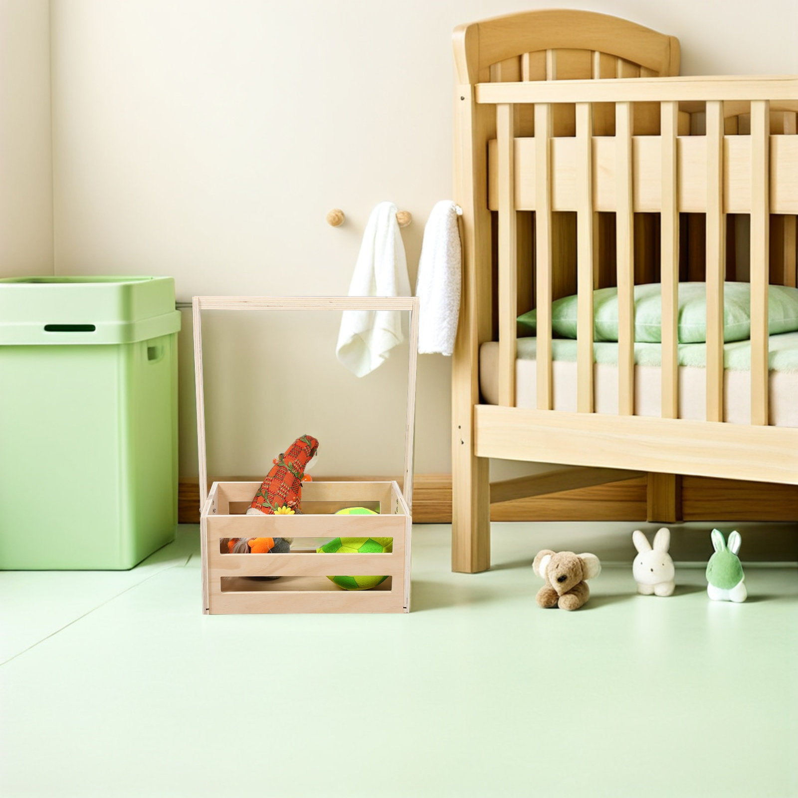 Vintage Holz-Aufbewahrungskist – Baby Nursery Organizer Bewertung und Preis