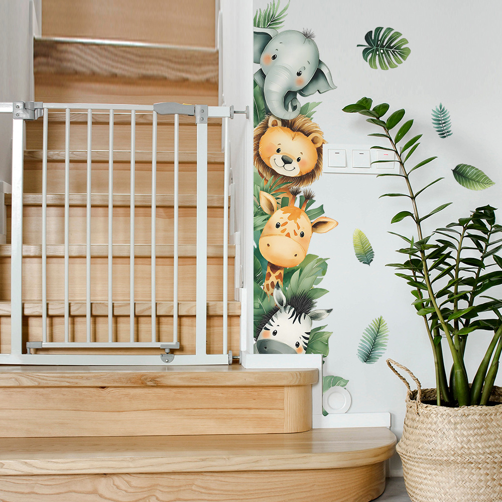 Dschungeltier Elefant Giraffe  – Baby Nursery Jungle Wallpaper Bewertung und Preis