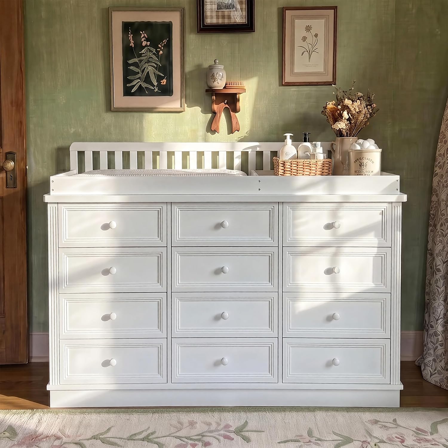 Baby-Wickelkommode, 100% Massi – Baby Nursery Dresser Changing Table Bewertung und Preis