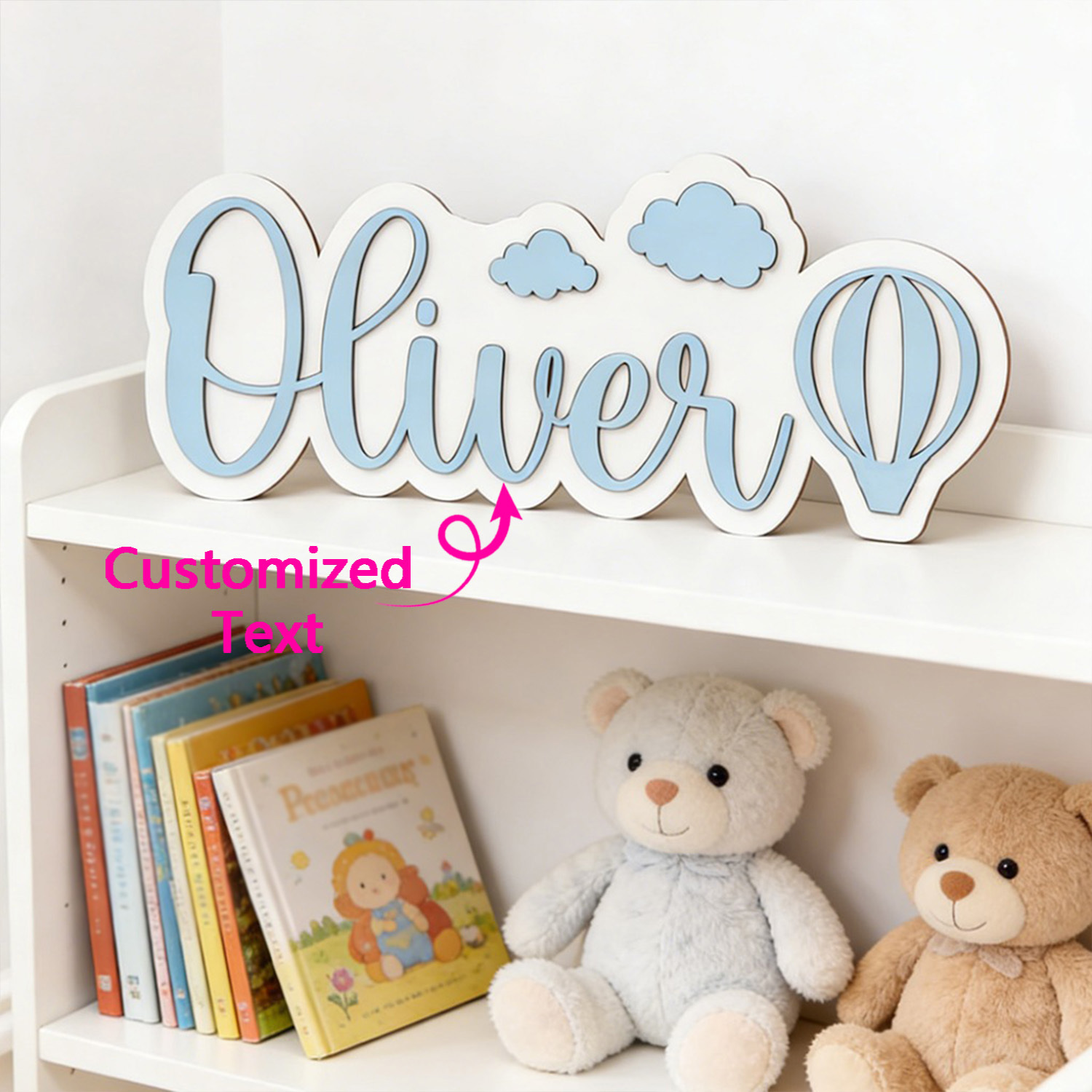 Personalisiertes Heißluftballo – Baby Nursery Bewertung und Preis