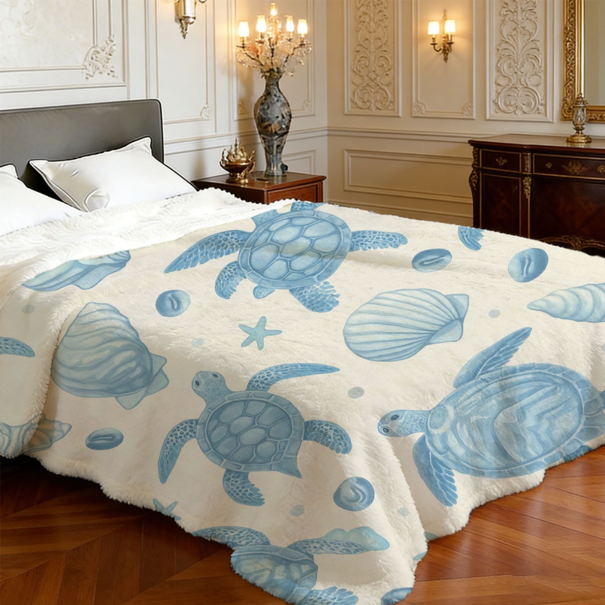 Niedliche Stranddecke mit Meer – Baby Nursery Ocean Theme Bewertung und Preis
